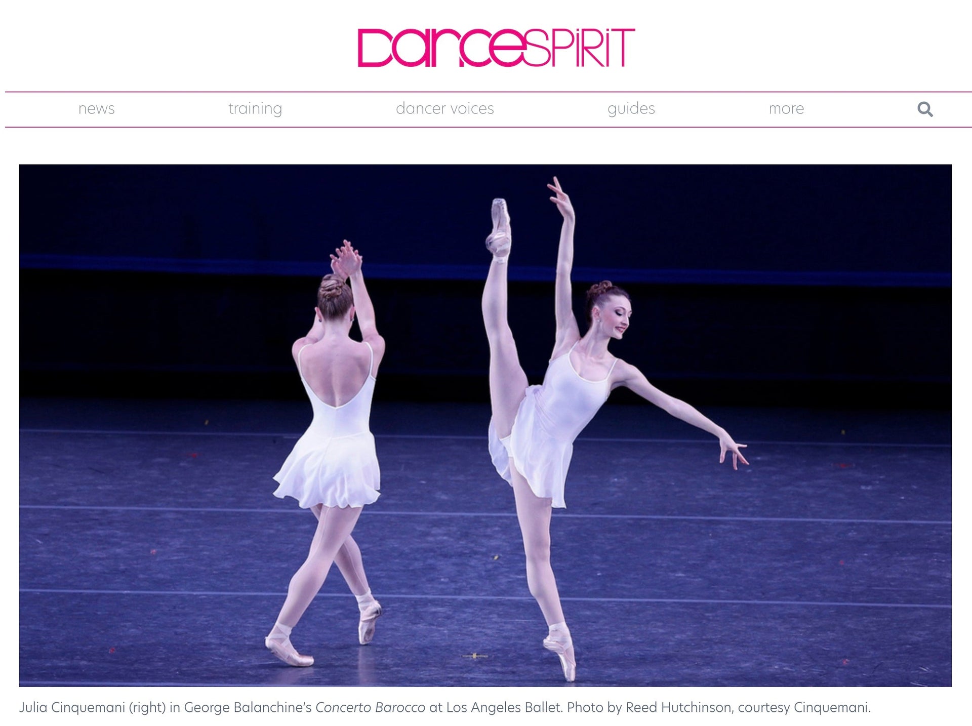 Dance Spirit Magazine on "Sewing up Solutions", the Story Behind Jule’s Supportive Leotards