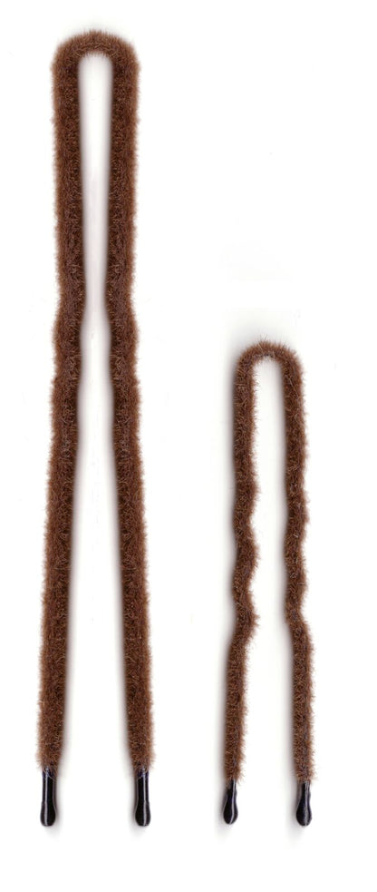 Frenchies Flocked Hairpins