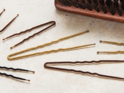Frenchies Flocked Hairpins