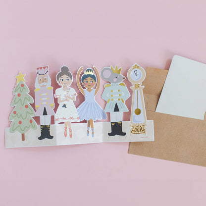 The Nutcracker Accordion Holiday Greeting Card