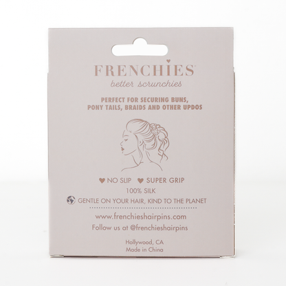 Frenchies Skinny Silk Scrunchies