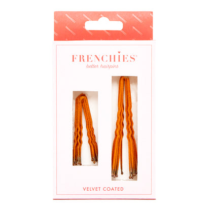 Frenchies Flocked Hairpins